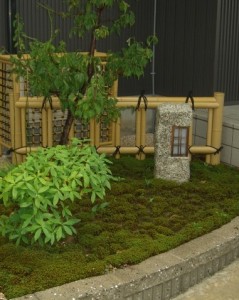 竹垣と杉苔が素敵な和のお庭
