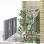 化粧ブロック門袖　パース2