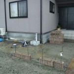 玄関前