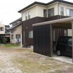 モダンフェンス施工前