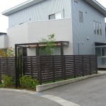 木調フェンス