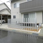 レンガ花壇