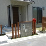 セミクローズ外構施工後