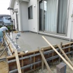 タイルテラス　下地